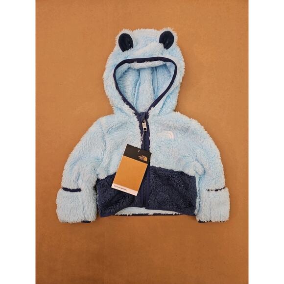 The North Face Other - NWT The North Face Baby Bear Full Zip Hoodie Blue- Baby 3-6months